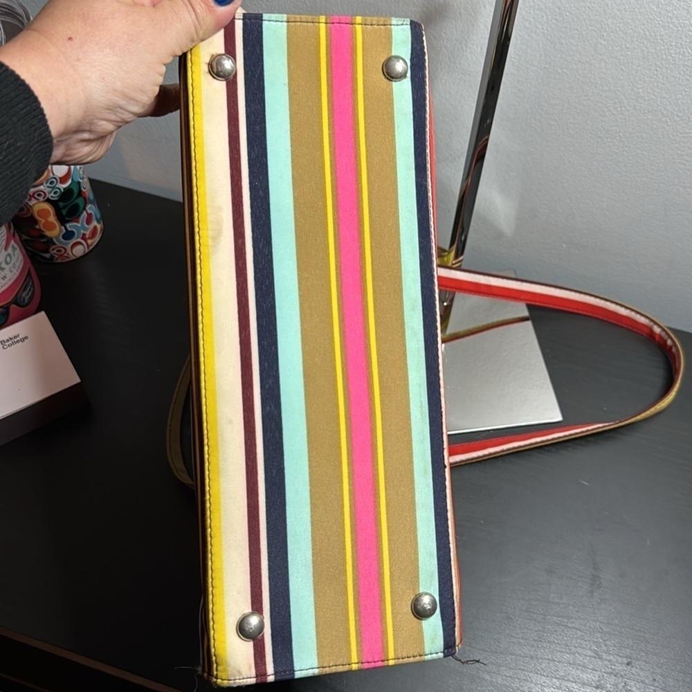 Striped Multicolor project Shoulder Bag **Rehab/Callouts** - Picture 7 of 10